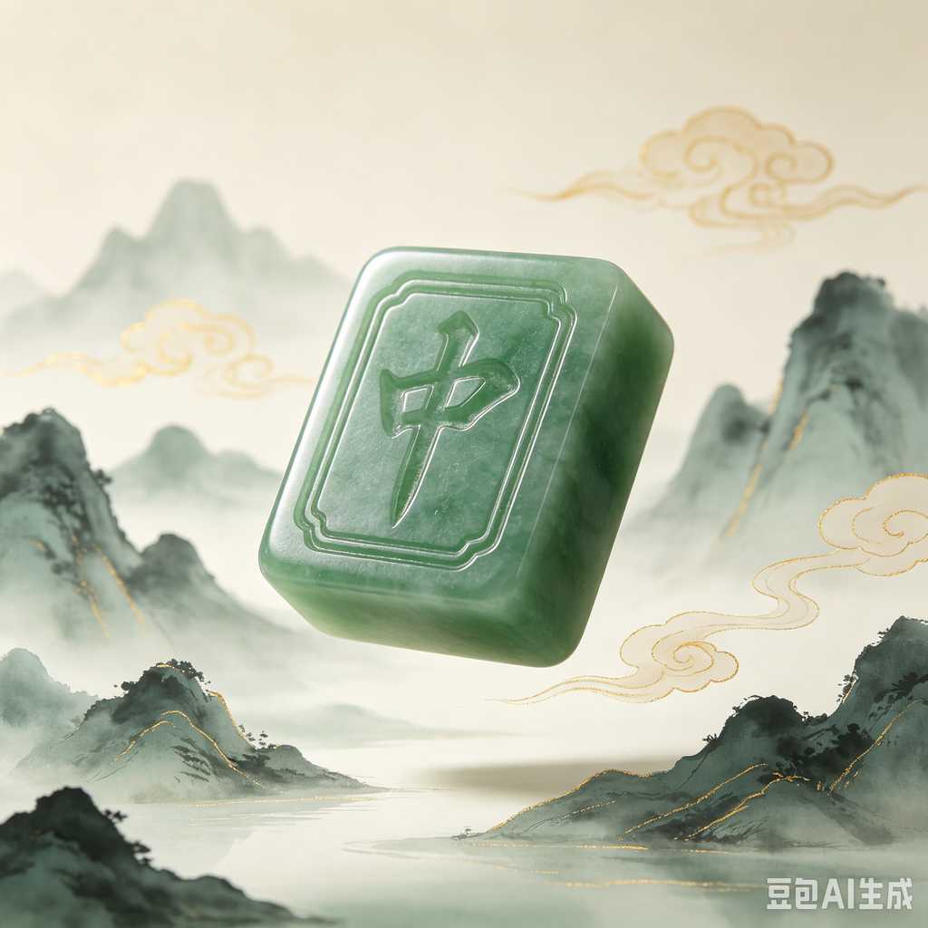 floral design mahjong set