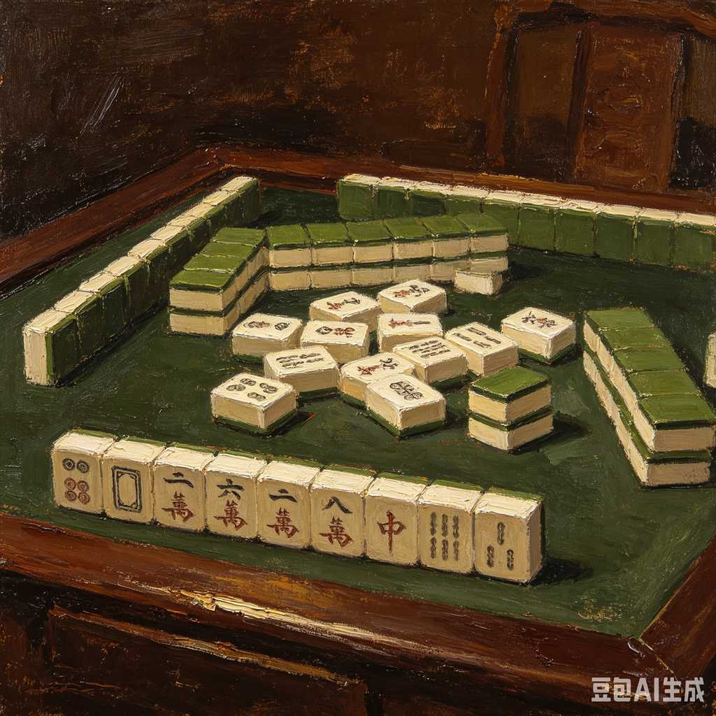 traditional chinese board game mahjong