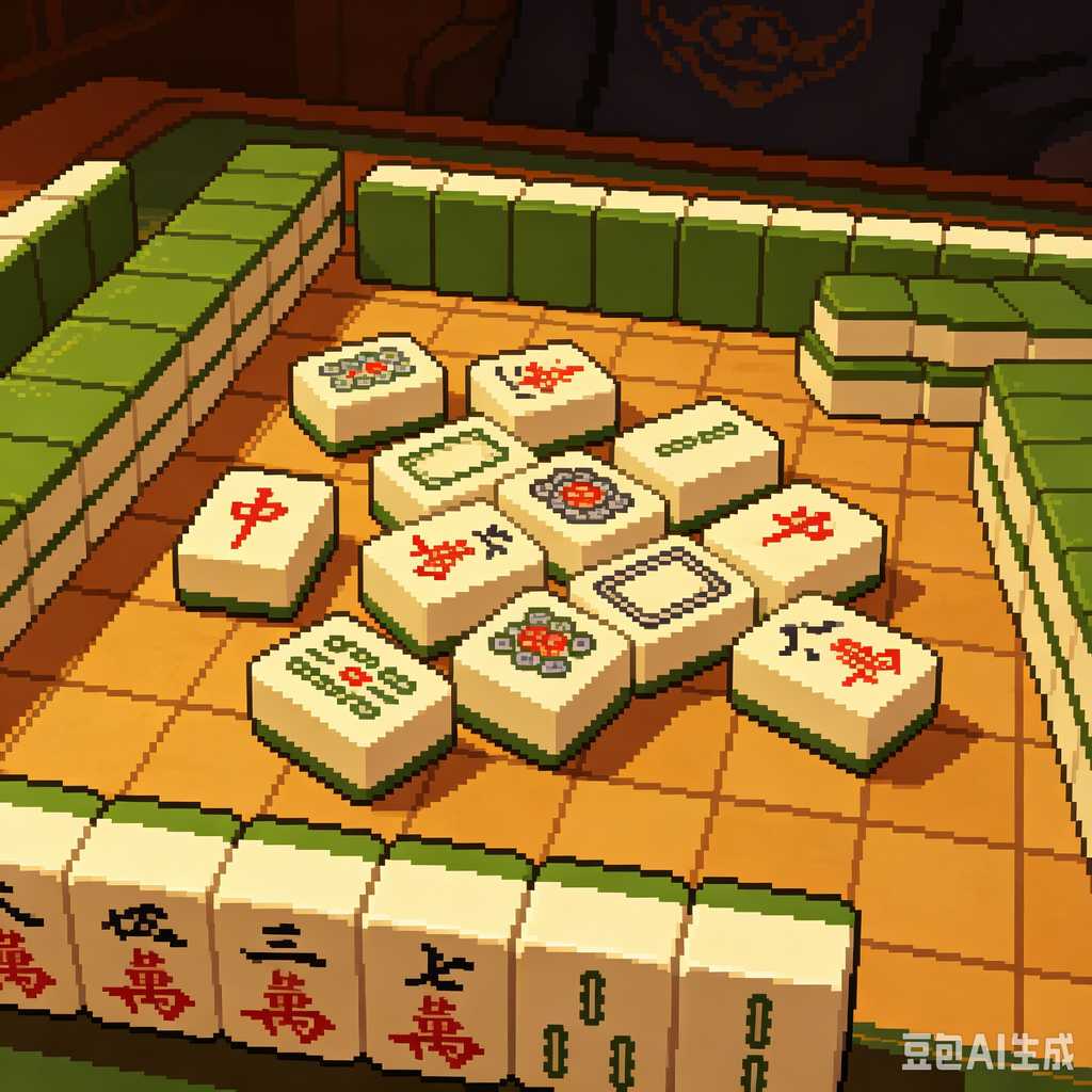 classic text mahjong set