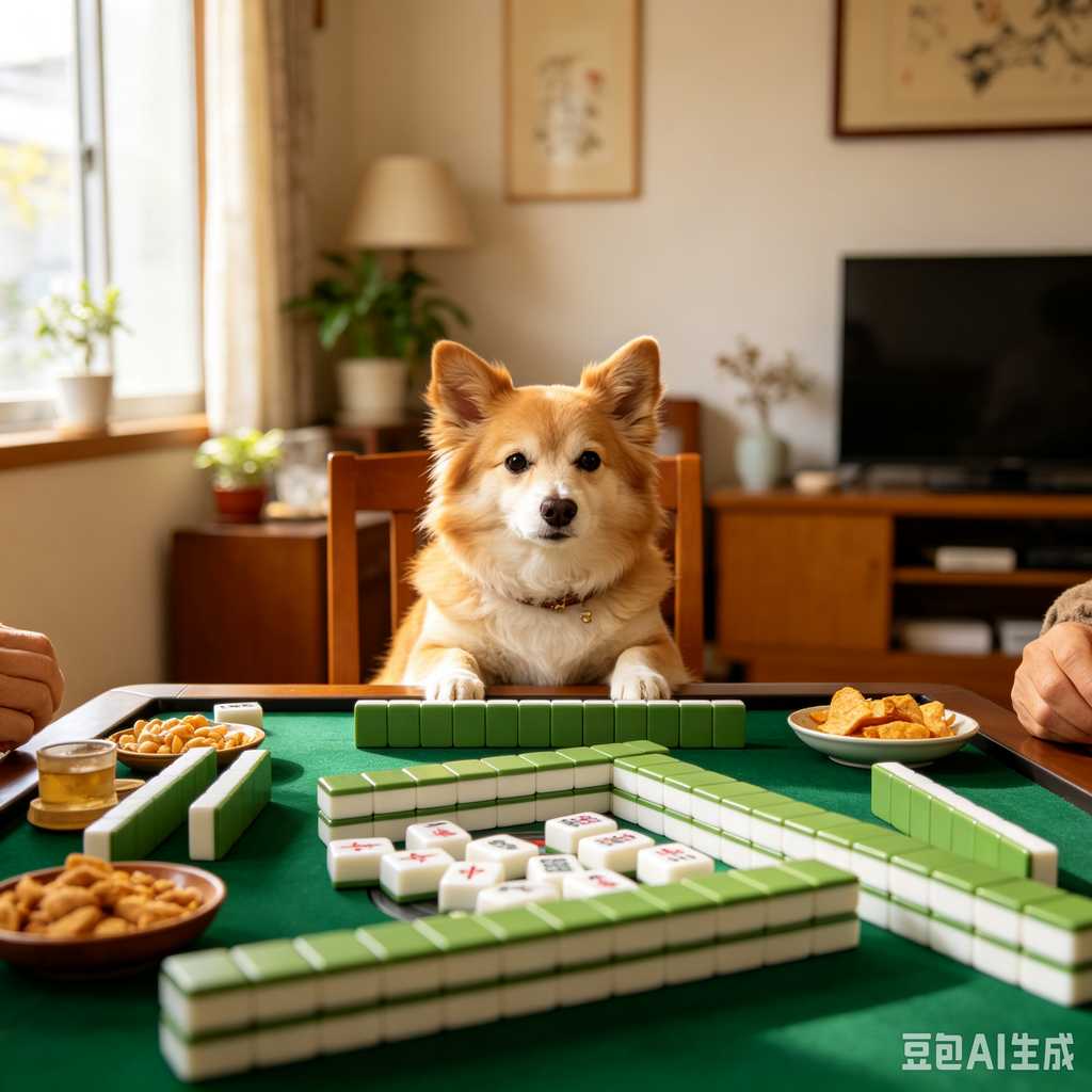 retro vintage mahjong set